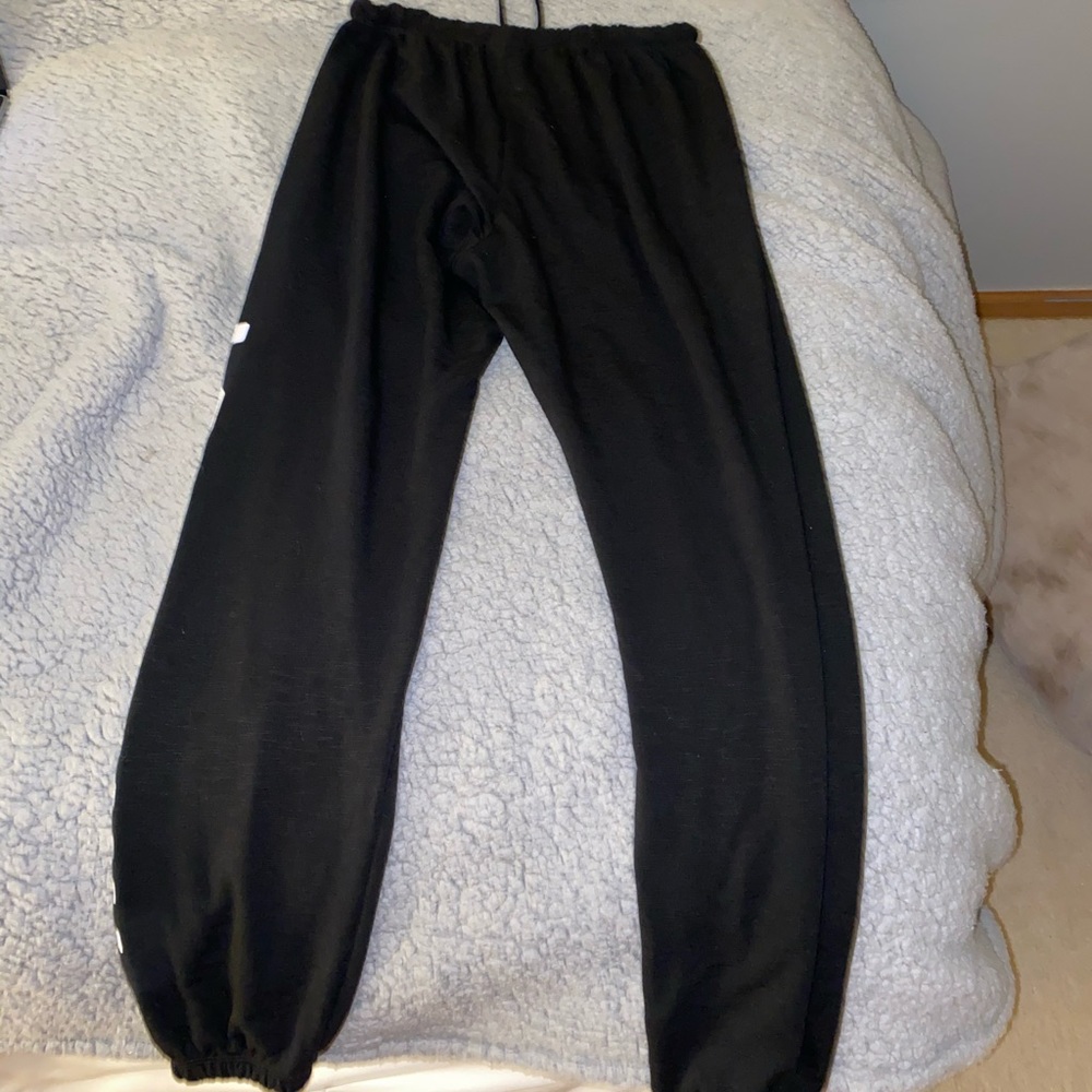 Black Victoria’s Secret PINK Sweatpants - Picture 2 of 4